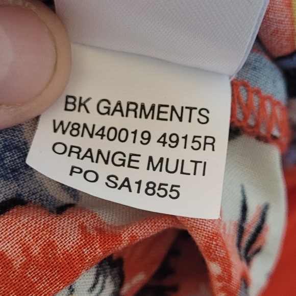 BOG Collective Strapless Floral Jumpsuit Romper, Cute Comfy Tropical Flowy Sz S - Picture 5 of 5